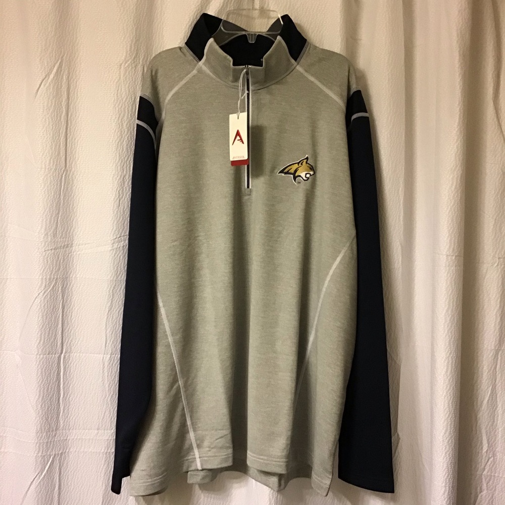 Montana State Bobcats Antigua Quarter-Zip Pullover